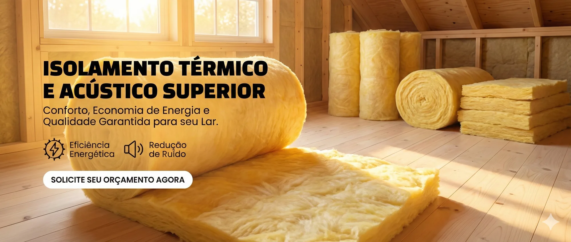 La de vidro aplicada em isolamento termico e acustico residencial