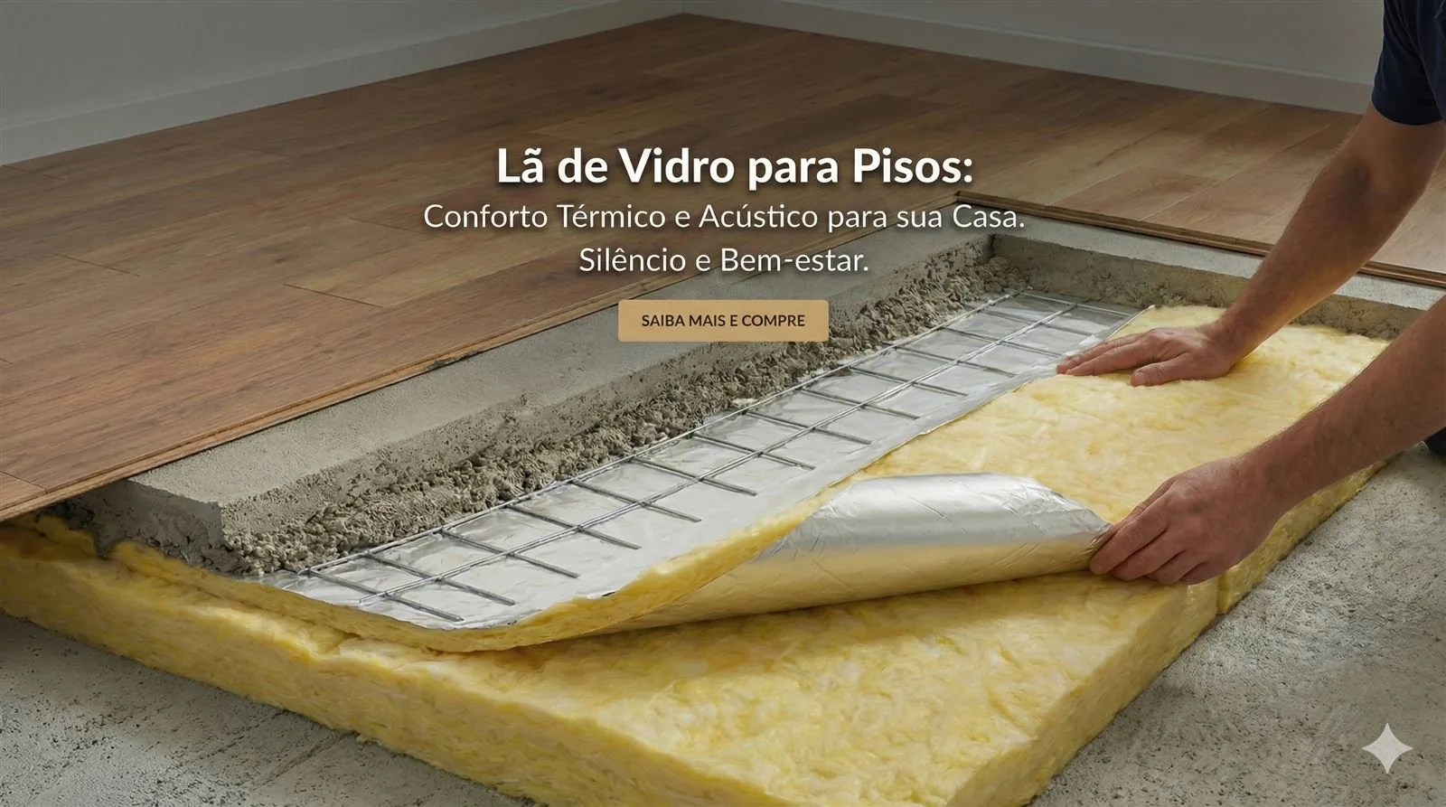 Piso IsoPiso (lã de vidro)